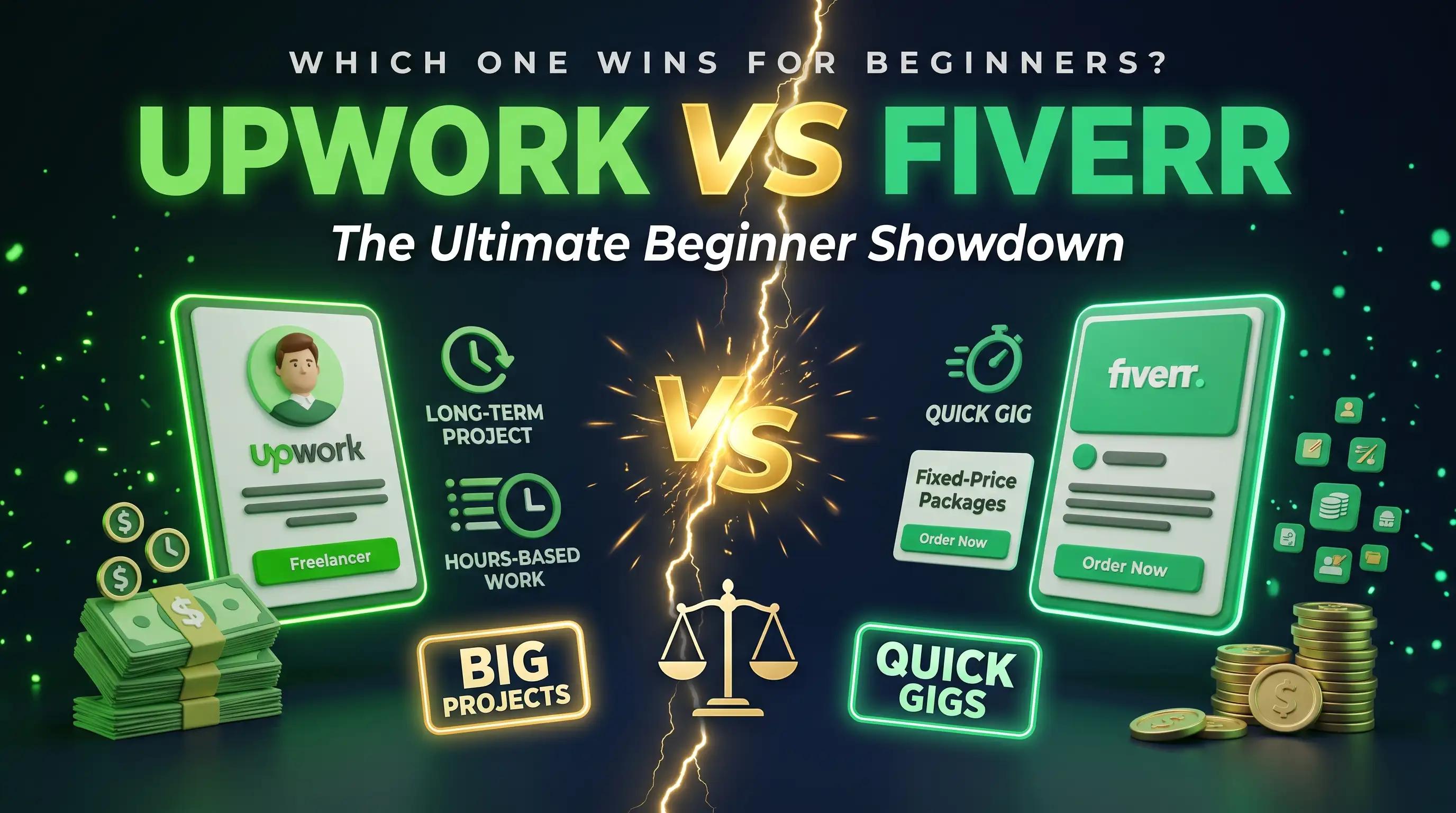 Upwork vs Fiverr: Which Platform is Better for Beginners?